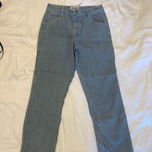 Vintage Wrangler Pinstripe Straight denim jeans